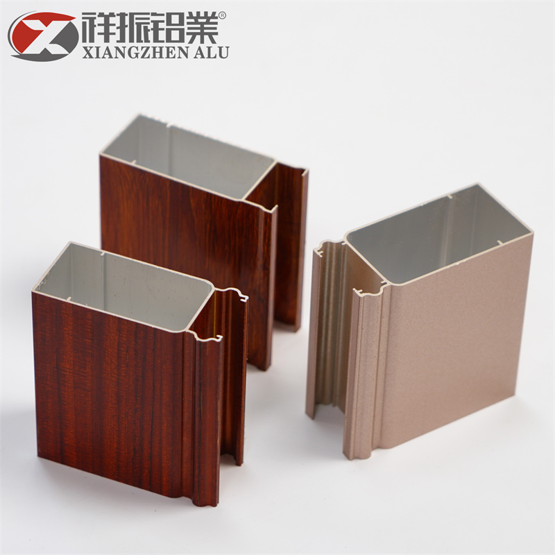 aluminum extrusion factory produce new design aluminum profile wooden grain aluminum profile