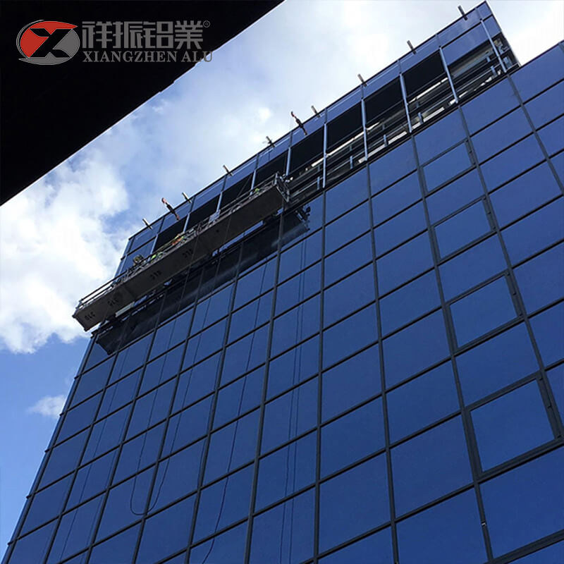 Double Tempered Glass Curtain Wall for Office Building